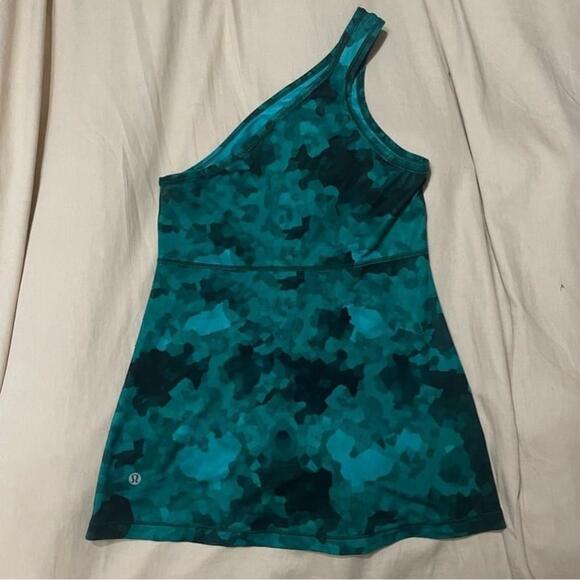 Lululemon Asymmetrical Single-Shoulder Meshed Up Tank Size S - Picture 5 of 6